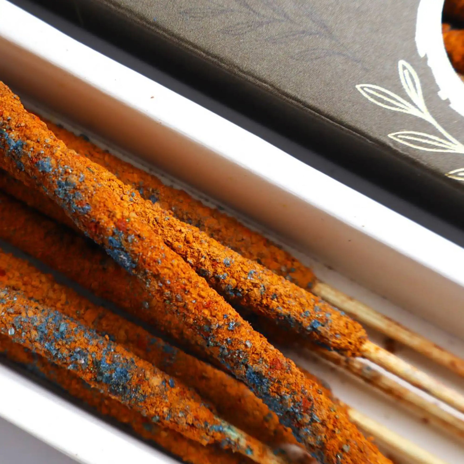 Amber resin smudge incense long sticks for grounding