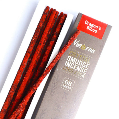 Natural Dragon’s Blood resin crystal smudge incense sticks