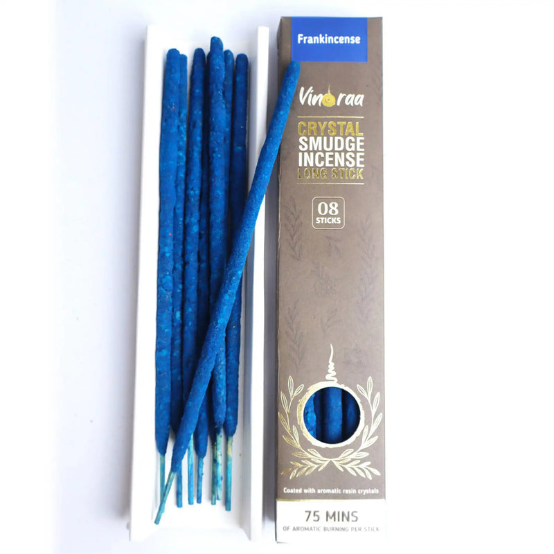 Frankincense Crystal Smudge Incense Sticks