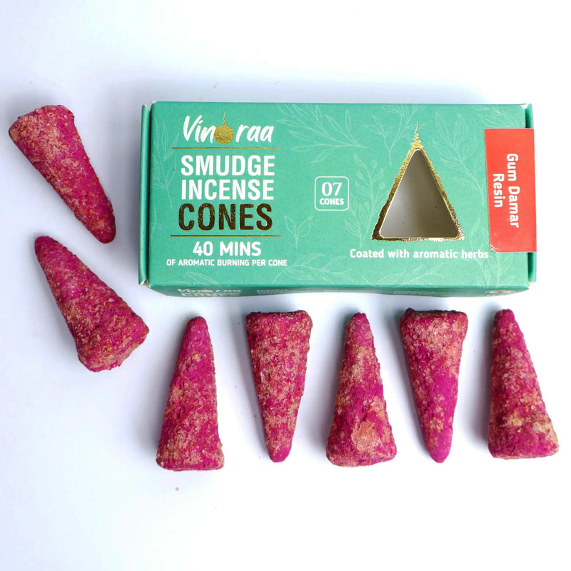 Gum Damar Resin Crystal Smudge Incense Cones