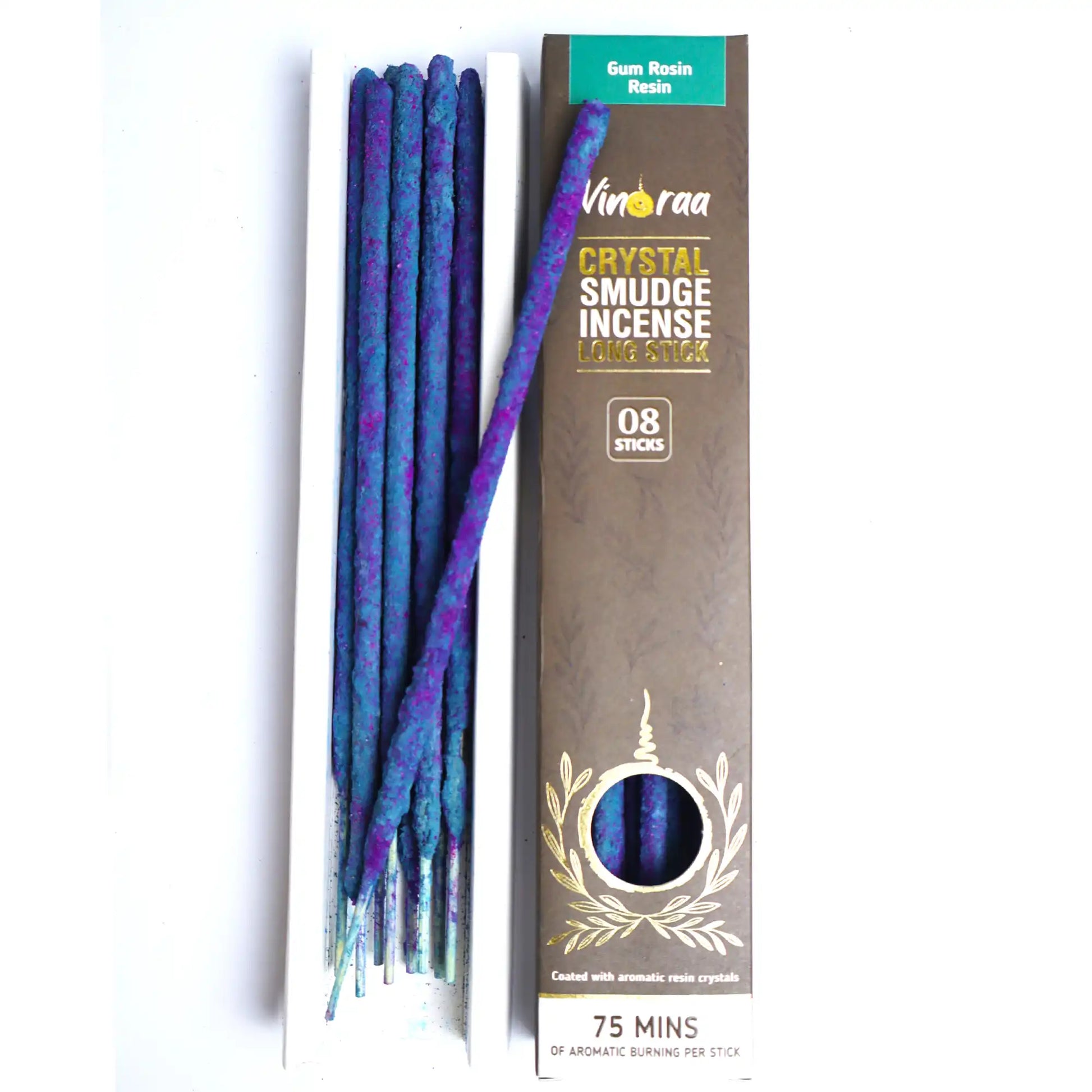 Gum Rosin smudge incense long sticks for meditation