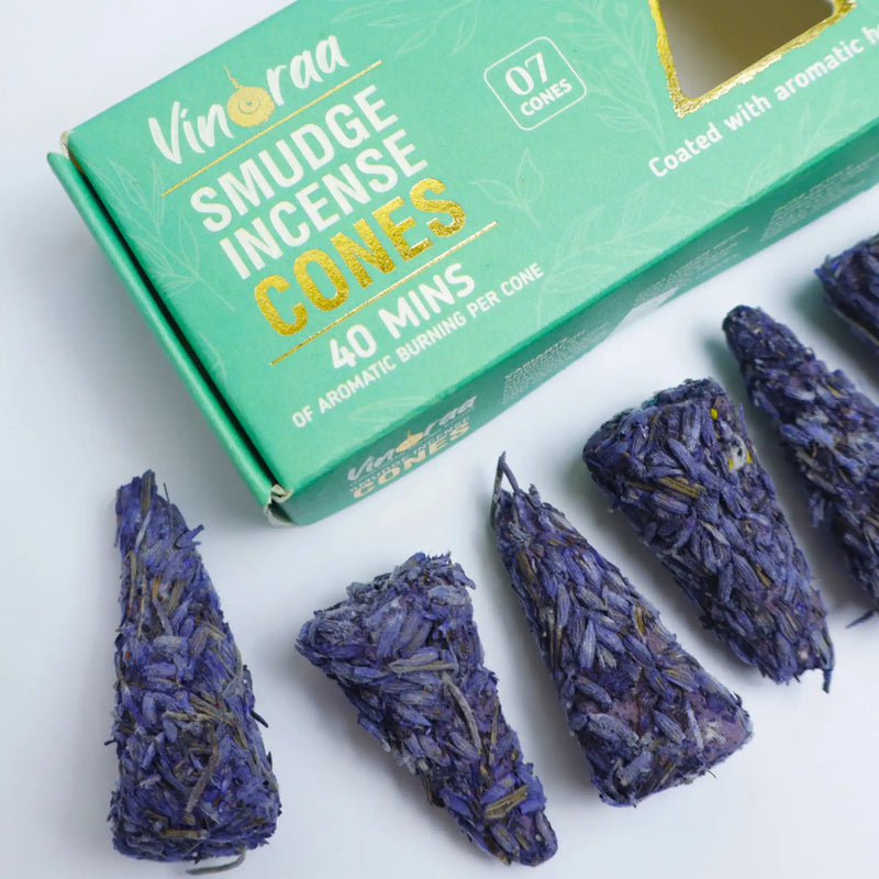 Lavender Buds Botanical Smudge Incense Cones