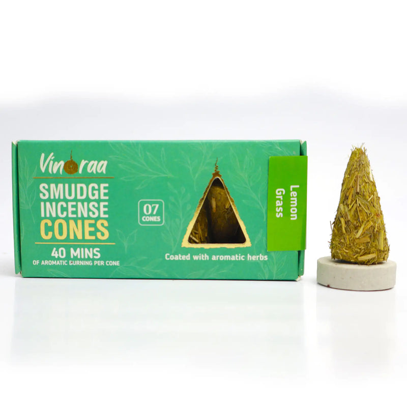 Lemongrass Botanical Smudge Incense Cones