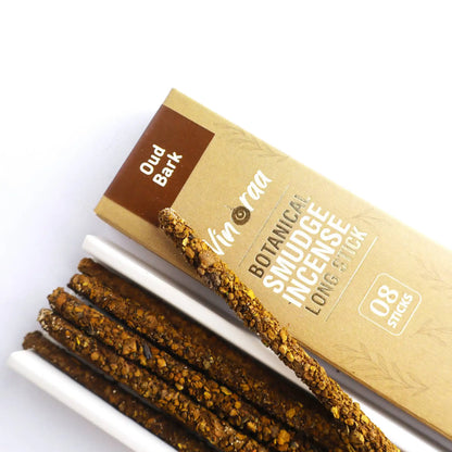 Oud bark smudge incense long sticks for meditation