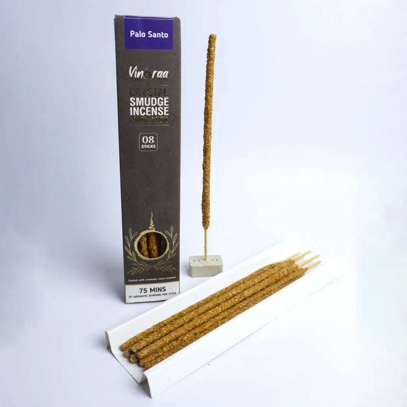 Palo Santo Crystal Smudge Incense Sticks