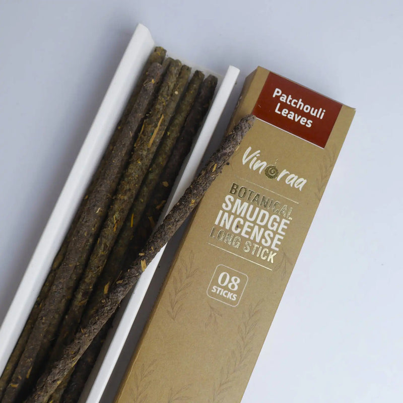 Patchouli Leaves Botanical Smudge Incense Sticks