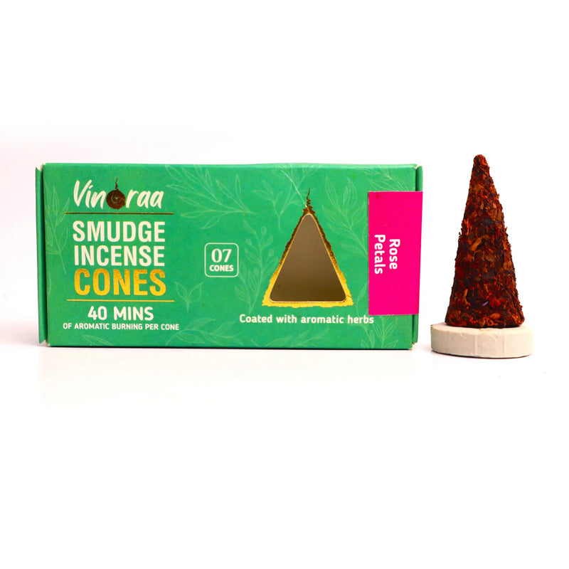 Rose Petals Botanical Smudge Incense Cones