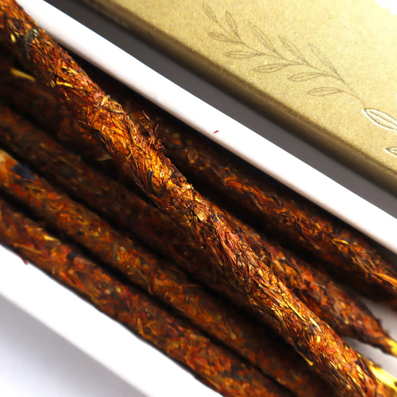 Saffron Kusum Flowers Botanical Smudge Incense Sticks
