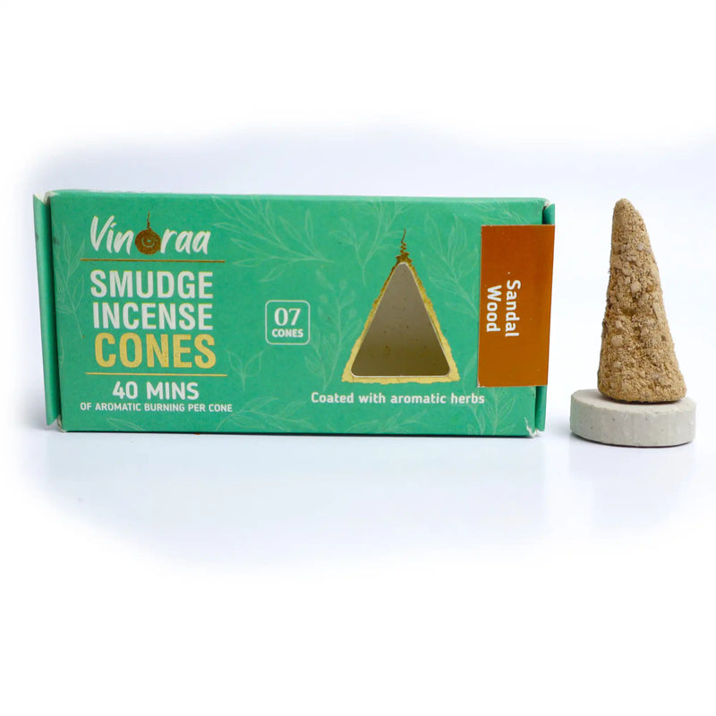 Sandalwood Botanical Smudge Incense Cones